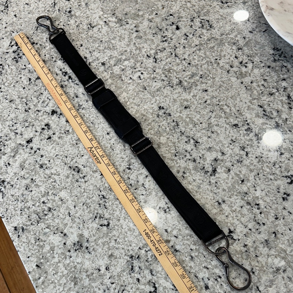Lululemon Black Crossbody Bag Strap - Heavy Duty